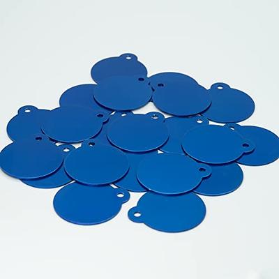 StayMax Round Aluminum Laser Engraving Blanks Tags Stamping Blanks 25 Pack  Diameter 1.24 Inch (Blue) - Yahoo Shopping