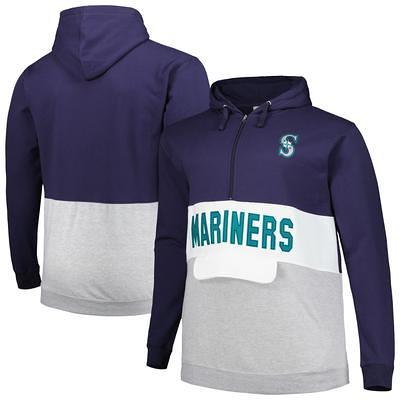 Men's Majestic Black Seattle Mariners Big & Tall Fashion Jersey