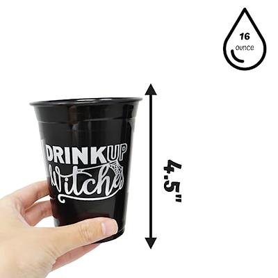 4E's Novelty Drink Up Witches Plastic Cups for Halloween 50 Pack 16 oz  Disposable Halloween Plastic Cups Bulk for Hot & Cold Drinks, Witch Party  Supplies - Yahoo Shopping