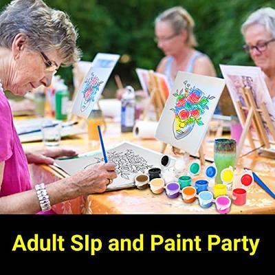 Essenburg Pre Drawn Canvas Paint Kit, Adult & Teen Sip and Paint Party  Favor