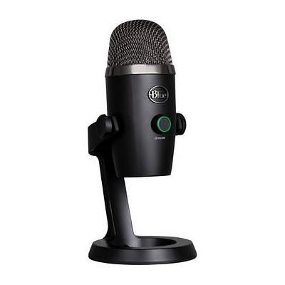 Blue Microphones Yeti (Blackout) Professional Multi-Pattern USB Microphone  Bundle with Pop Filter (2 Items)