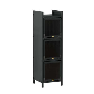 Everbilt Heavy-Duty Matte Black Wall Mounted 3-Tier Storage Rack