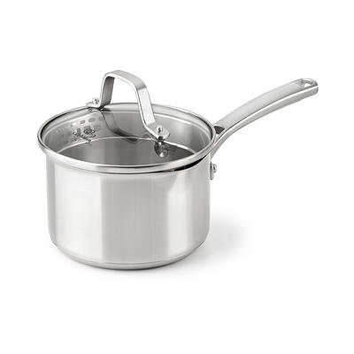 Cuisinart Chef s Classic Cook And Pour Saucepan With Cover 3 Quart Silver -  Office Depot