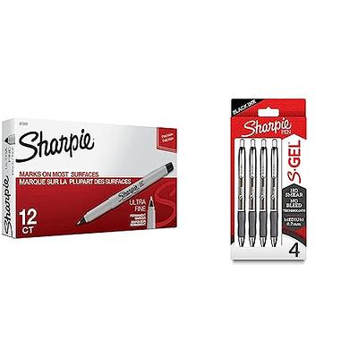  SHARPIE S-Gel, Gel Pens, Medium Point (0.7mm), Red Ink