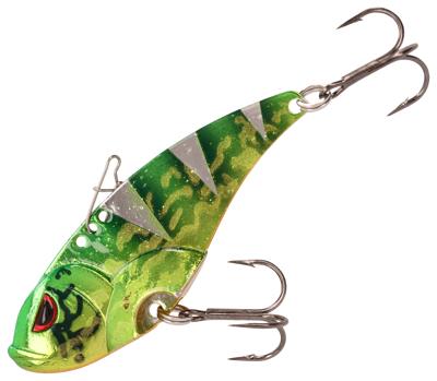 Cabela's Mean Eye Blade Bait - 2-5/8″ - 1 oz. - Green Machine