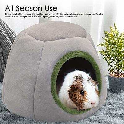  Tierecare Guinea Pig Hideout Hamster Bed Rabbit House Cave  Accessories Cozy Hide-Out for Bunny Hedgehog Ferret Chinchilla&Other Small  Animals : Pet Supplies