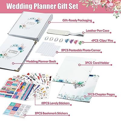 LZAOA Wedding Planner Book Set, Wedding Planning Book and Organizer for the  Bride, Bridal Book Countdown for Engagements Gift, Unique Engagement Gift  for Newly Engaged Couples(Wedding Planner Gift Box) - Yahoo Shopping