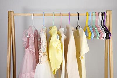 Baby Kids Hangers Plastic Bulk Baby Hangers for Closet Childrens