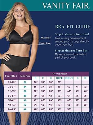 Vanity Fair womens Full Figure Beauty Back Smoothing (36c-42h) Bra