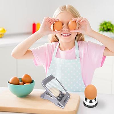 Egg Slicer Heavy Duty Aluminium Alloy Egg Slicer Cutter for Hard