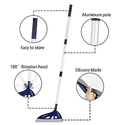 33.5in Squeegee Broom for Floor, Rubber Squeegee with Long Handle for  Bathroom Tile, Household Floor Squeegee Broom for Shower Bathroom Kitchen  Home Tile Pet Hair Fur Floor Marble Glass Window - Yahoo