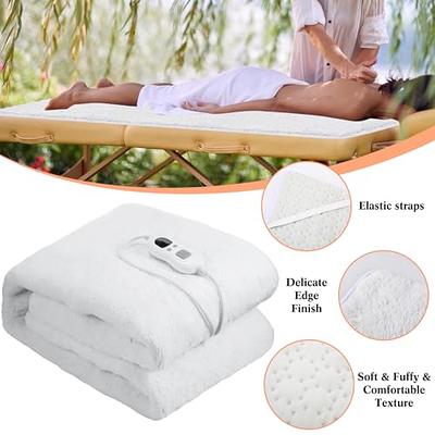 Oudain 2 Sets Massage Table Warmer 31'' x 71'', 6 Heat Manual