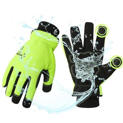 DULFINE 100% Waterproof Winter Work Gloves For Men, High Dexterity Touch  Screen For Multipurpose,Excellent Grip,Single Pair (Large) - Yahoo Shopping