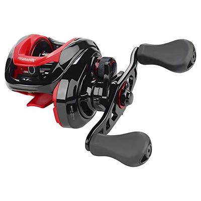  FISHDROPS Baitcaster Reels, CNC Aluminum Spool, Magnetic Brake  System Bait Caster Reel High Speed Gear Ratio Ultra Smooth Low Profile  Baitcasting Fishing Reel : Sports & Outdoors