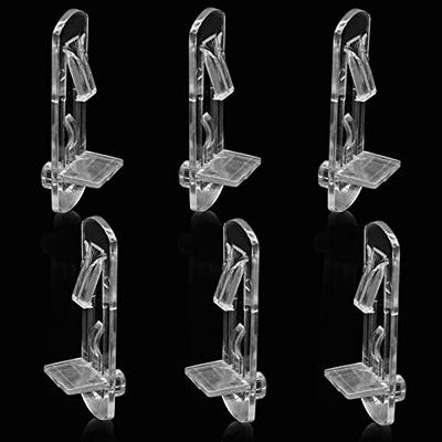 Unbrand 20 Pieces 3 mm Shelf Pins Clear Support Pegs Cabinet Shelf Pegs Clips Shelf Support Holder Pegs for Kitchen Furniture