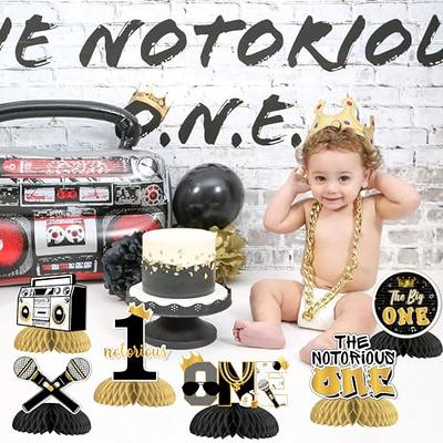 Another One Bites The Dust banner 16 inches |Rock n Roll 1st birthday Party  Notorious One Birthday Queen Theme First Birthday 90s Birthday