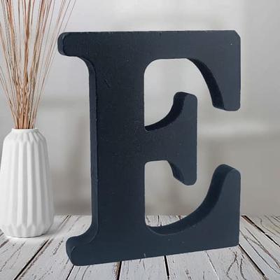 6 Inch White Wood Letters, Unfinished Wood Letters for Wall Decor