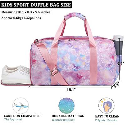 Dance Bag Girls Gymnastics Gym Bag Kids Duffle Bag Unicorn