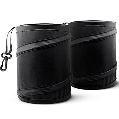 Mavoro Car Trash Can, Portable Garbage Bin, Collapsible Pop-up Water Proof  Bag, Waste Basket Bin, Rubbish Bin (2 Pack, Black) - Yahoo Shopping