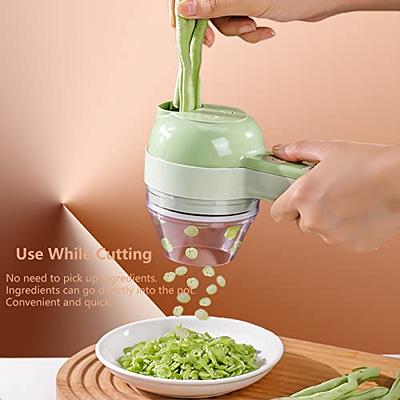 Garlic Crusher 4 in 1 Portable Electric Vegetable Cutter Vegetable