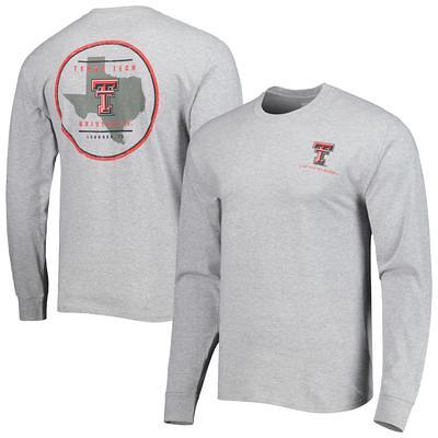 Men's Colosseum Heathered Gray Texas Tech Red Raiders Big & Tall