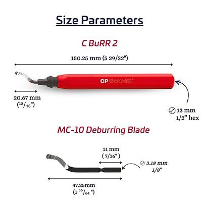 Deburring Tool with 10 High-Speed Steel Rotary Burr Removal Blades + C –  AFA Tooling Approved for Automotive