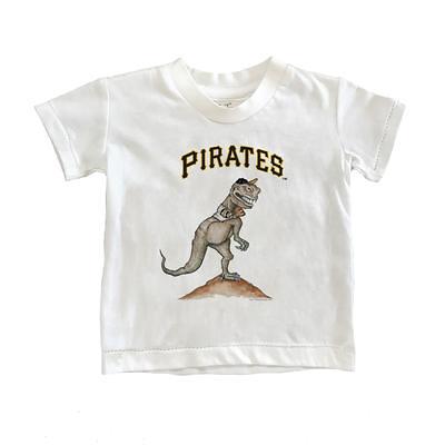 Infant Tiny Turnip White Atlanta Braves Baseball Tear T-Shirt