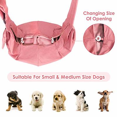 Amazon.com: NewEle Fashion Dog Purse Carrier for Small Dogs with 2 Extra  Pockets, Holds Up to 10lbs Pu Leather Cloth Pet Carrier, Cat Carrier,  Airline Approved Puppy Carrier for Travel (Brown, Small