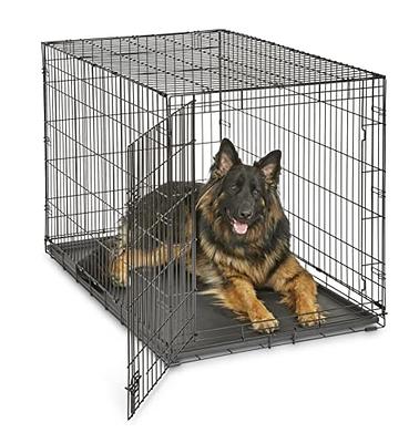 Boldbone 48/38 inch Heavy Duty Indestructible Dog Crate Cage Kennel for  Large Dogs, High Anxiety Dog Crate with Removable Crate Trays, Wheels and  Double Door, Extra Large XL XXL Escape Proof Dog