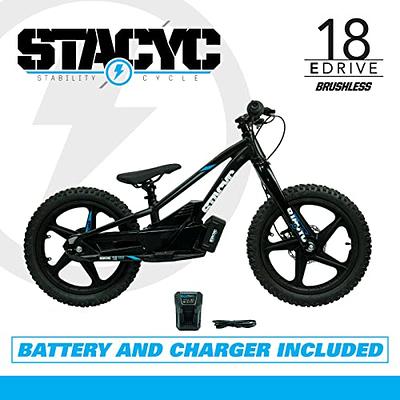 STACYC Brushless 18eDRIVE Electric Balance Bike for Kids Ages 8 10