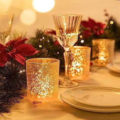Shopping - with Candle Glass Set Joy Holders Table Christmas for Tealight Fireplace Pillar Candle Holders Yahoo Votive Holders Candle Glass of Nativity Centerpieces Christmas Peace- Decoration 3- Hope