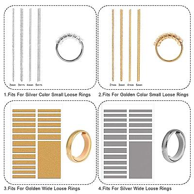 46pcs Ring Size Adjuster, Invisible Ring Sizers for Loose Rings Spiral Ring  Tightener Ring Adjuster Ring Sizer Measuring Tool for Wide Rings - Yahoo  Shopping