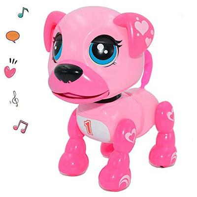 Petbobi Dog Interactive Toys Plush Giggle Ball Squeak Toy for Pets, 3-Eye  Pink