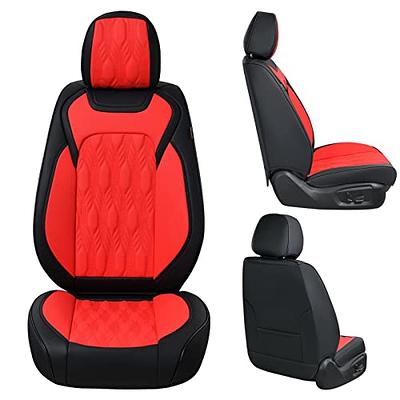 Coverado Car Seat Cover Full Set, 5 Seats Premium Nappa Leather