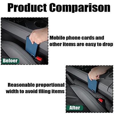  OKAHITA Car Seat Gap Filler Pad, Pu Leather Universal for Car  SUV Truck to Fill The Gap Between Console and Seat,Prevent Small Objects  from Dropping（Driver Seat） : Automotive