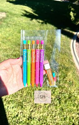  DASHENRAN Affirmation Pencil Set, Motivational Pencils,  Personalized Compliment Wood Pencils, Pencil Set for Sketching and Drawing,  for Students and Teachers, (Color) : Office Products