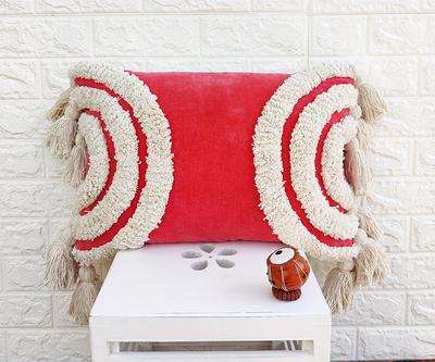 Fuchsia Berry Velvet Decorative Throw Pillow Cover