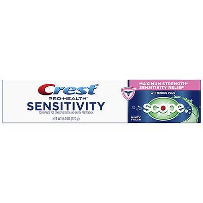 Crest + Scope Complete Whitening Toothpaste - Minty Fresh - Trial Size -  0.85oz