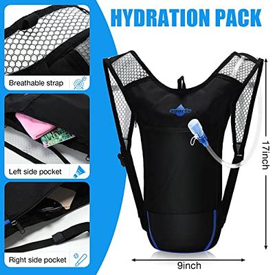 Nepest Hydration Pack Backpack for Women & Men, Lightweight Water Backpack  with 2L Water Bladder for Hiking Cycling Running Biking