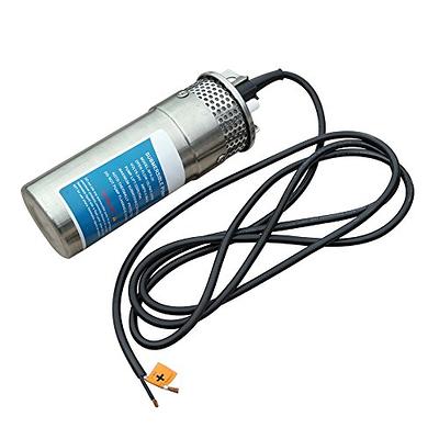 ECO-WORTHY 24V Submersible Deep Well Water with 10ft Cable 1.6GPM 4'' 5A,  Max Lift 230ft/70m, Max Submersion 100ft/30m, DC Pump/Alternativ