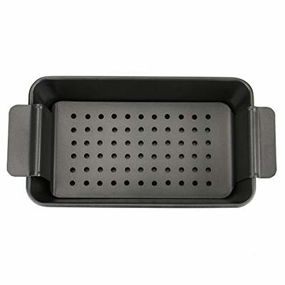 2-Piece Aluminum Meatloaf Pan with Insert