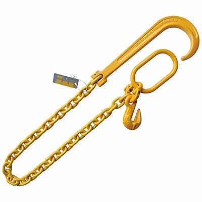 1/2x4' Grade 80 Adjustable J Hook Chain Tow Chain Rollback