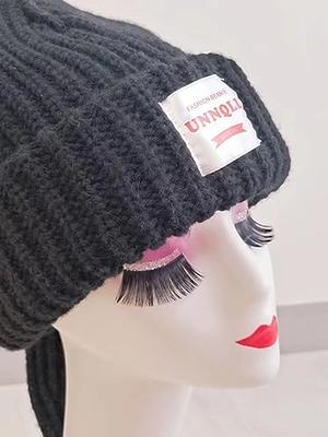 UNNQLL 2023 Cute Hats Crochet Earflap Knitted Beanie Warm Snow Ski