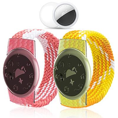 Kids Wristband For Apple AirTags Lightweight Holder Anti Scratch Bracelet  Adjustable Weave Wristband Compatible With For AirTag