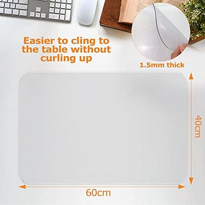 Clear Desk Pad for Craft Mats to Protect Table 1.5mm Thick Desk