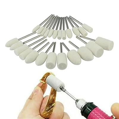 Lasnten 64 Pcs Wool Felt Polishing Tips Wheel Polishing Bits Buffing  Mounted Mandrel Grinding Bits Point Mandrel Jewelry Polishing Kit Tool  Accessories for Rotary Tool Attachment - Yahoo Shopping