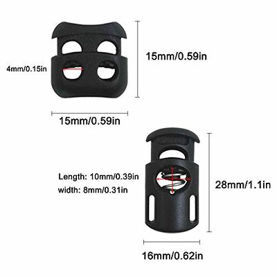 1/8 Black Polypropylene Bungee