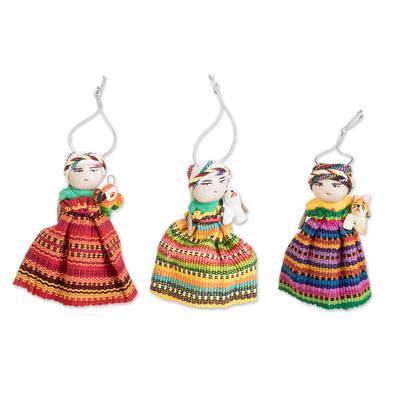 Guatemalan Worry Dolls - Set of 3 Dolls