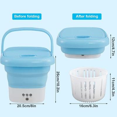 9L 7.6LBS Mini portable washing machine, Foldable washing machine with spin  dryer, Portable washer dryer, Perfect for underwear, kids or pets Clothes,  RV, apartments, Camping, Travelling (ABS kit A) - Yahoo Shopping