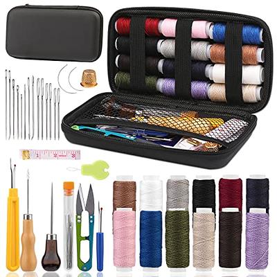 Upholstery Repair Sewing Kit, Heavy Duty Sewing Kit with Leather Sewing  Needles, Curved Needles, Upholstery Thread, Sewing Awl, Seam Ripper, Leather  Sewing Kit for Tent, Sofa, Canvas, Shoes, Carpet - Yahoo Shopping